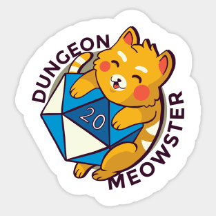 DUNGEON MEOWSTER Sticker